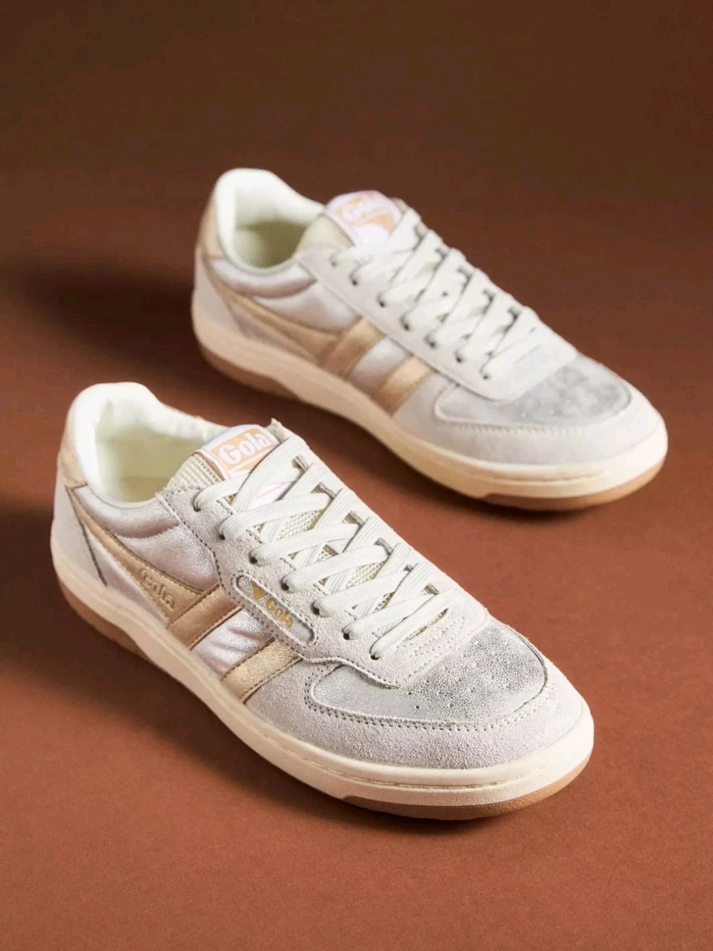 Gola Women's Cream and Beige Low-Top Sneakers